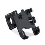 360° Rotating Bike Mobile Holder C1 Bike Mobile Stand Secure & Convenient Phone to Any Angle for Easy Navigation Fits for All Smartphones Black