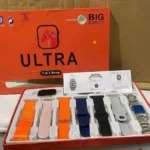 7in1 Ultra Smart Watch Multi Colour And Metal Belt