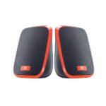 Boom Boom QWS-1220 Wired 2.0 USB Mini Speaker, 5W x 2 Drivers, AUX Connectivity, Driver 52mm